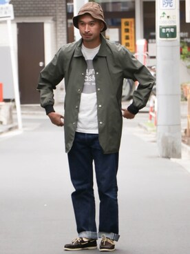 Tシャツ カットソーを使った 松田優作 の人気ファッションコーディネート Wear