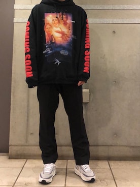 「VETEMENTS(ヴェトモン)のアイテム」を使った、shionさん(メンズ・177cm)の秋コーディネート