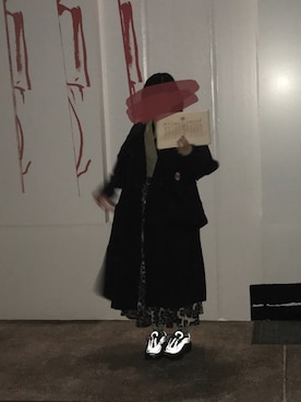 「5（ファイブ）のアイテム（トレンチコート）」を使った、reさん（レディース・161cm）の秋コーディネート