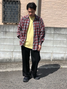 「マクドナルド」｜「アイテム（その他）」を使った、y.hiro_xxさん（メンズ・165cm）の春コーディネート