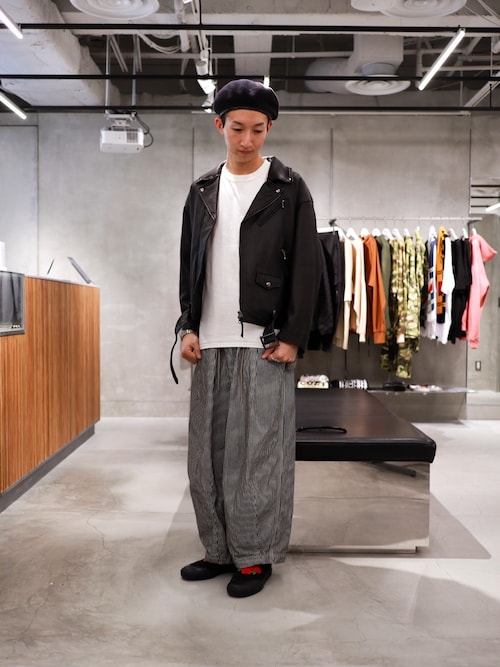 Yusuke Takei モンキータイム ビューティ ユース ユナイテッドアローズ 新宿店 Monkey Timeのライダースジャケットを使ったコーディネート Wear