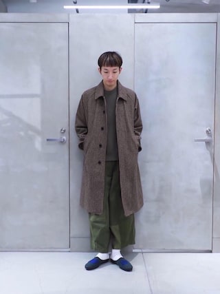 <monkey time> CHECK MELTON ステンカラ―コート MONKEY TIME(モンキータイム)の「<monkey time> GUNCLUB