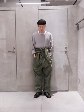 「CALUX（キャラクス）のアイテム」を使った、Yusuke Takeiさん（メンズ・175cm）の夏コーディネート