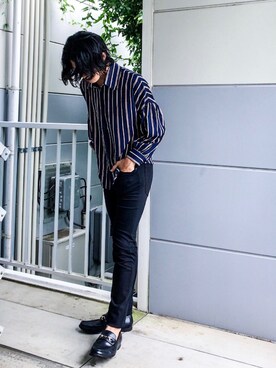 「Futier land（フューティアランド）のアイテム」を使った、NONONOさん（メンズ・171cm）の夏コーディネート