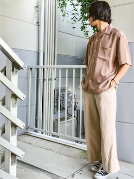 「夏秋ミックス」｜NONONOさん（メンズ・171cm）の夏コーディネート