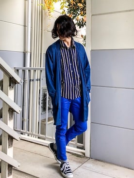 「Futier land（フューティアランド）のアイテム」を使った、NONONOさん（メンズ・171cm）の秋コーディネート