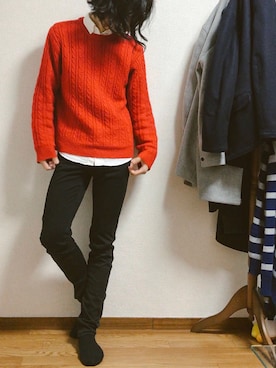 「レイヤードstyle」｜NONONOさん（メンズ・171cm）の冬コーディネート