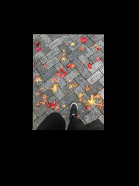 「NIKE（ナイキ）のアイテム（スリッポン）」を使った、アヤノさん（レディース・170cm）の秋コーディネート