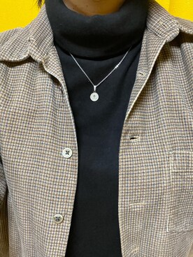 アヤノ使用「ユニクロ（ヒートテックフリースタートルネックT（長袖））」的時尚穿搭