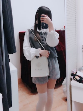 「アイテム（ピアス（両耳用））」を使った、yiwu_samaさん（レディース・160cm・20代）の冬コーディネート