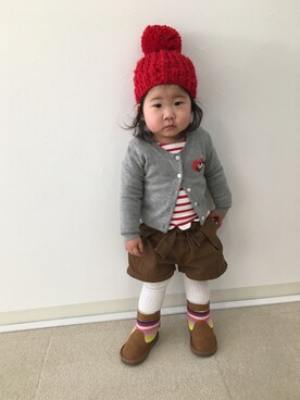 RIRIさん（キッズ・80cm）の冬コーディネート