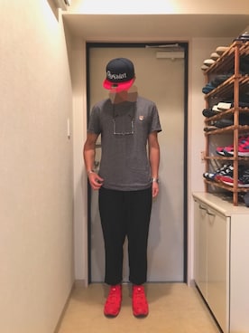 「macromauro（マクロマウロ）のアイテム（財布/小物）」を使った、ぼーるどさん（メンズ・175cm）の秋コーディネート