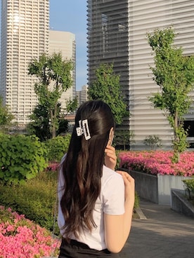 「ピクニック」｜「アイテム（その他）」を使った、ポミボミ(보미보미)🌸さん（レディース・165cm）の春コーディネート
