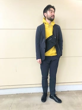 「AER」｜eimuさん（メンズ・171cm）の冬コーディネート