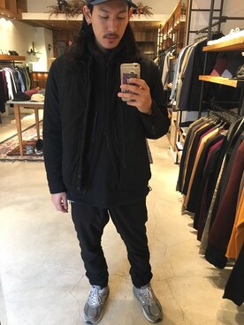 「nonnative（ノンネイティブ）のアイテム（ブルゾン）」を使った、k.yさん（メンズ・173cm）の冬コーディネート