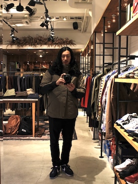 「nonnative（ノンネイティブ）のアイテム（ダウンジャケット/コート）」を使った、k.yさん（メンズ・173cm）の冬コーディネート