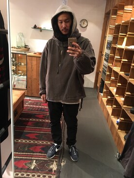 「YSTRDY's TMRRW（イエスタデイズトゥモロー）のアイテム（ジャケット/アウター）」を使った、k.yさん（メンズ・173cm）の冬コーディネート