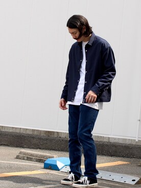 「YSTRDY's TMRRW（イエスタデイズトゥモロー）のアイテム（ジャケット/アウター）」を使った、k.yさん（メンズ・173cm）の春コーディネート