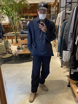 「YSTRDY's TMRRW（イエスタデイズトゥモロー）のアイテム（トップス）」を使った、k.yさん（メンズ・173cm）の春コーディネート
