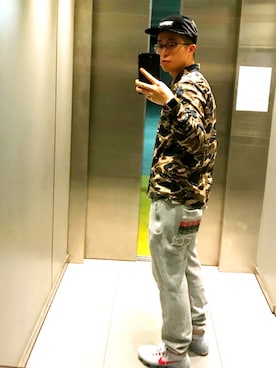 「fragment design（フラグメントデザイン）のアイテム（パンツ）」を使った、Adamson Wongさん（メンズ・170cm）の夏コーディネート