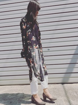 「アイテム（シャツワンピース）」を使った、non**さん（レディース・157cm・20代）の春コーディネート