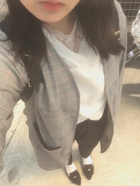 「oneway glamorous（ワンウェイグラマラス）のアイテム」を使った、アカリさん（レディース・165cm）の春コーディネート