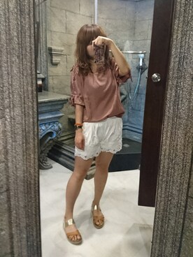 「travel」｜「アイテム（その他トップス）」を使った、yungさん（レディース・160cm）の冬コーディネート