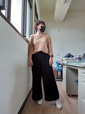 「アイテム（スリッポン）」を使った、yungさん（レディース・160cm・20代）の春コーディネート