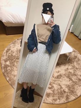 「SpRay PREMIUM（スプレイプレミアム）のアイテム（スカート）」を使った、＊m a y u＊さん（レディース・144cm）の秋コーディネート