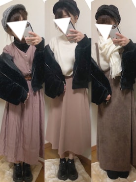 *m a y u*さん(レディース・144cm)の冬コーディネート