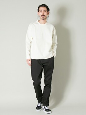 「URBAN RESEARCH（アーバンリサーチ）のアイテム（スニーカー）」を使った、otsukiさん（メンズ・184cm）の冬コーディネート