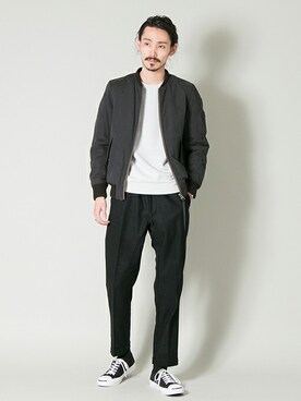 「WORK NOT WORK URBAN RESEARCH（ワークノットワークアーバンリサーチ）のアイテム（その他アウター）」を使った、otsukiさん（メンズ・184cm）の冬コーディネート