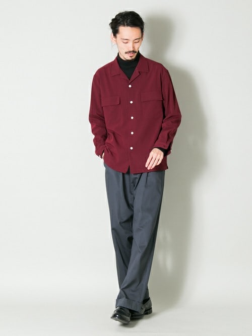 タートルネックと合わせる開襟シャツ」WEAR Officialのお気に入り  