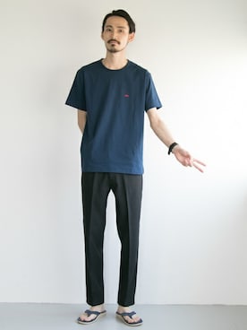 「Scye（サイ）のアイテム（Tシャツ/カットソー）」を使った、otsukiさん（メンズ・184cm）の春コーディネート