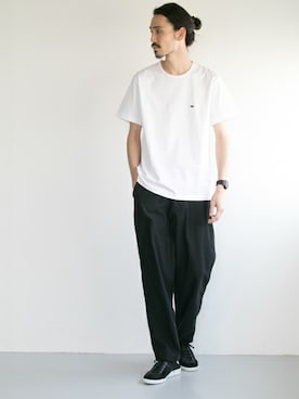 「Scye（サイ）のアイテム（Tシャツ/カットソー）」を使った、otsukiさん（メンズ・184cm）の春コーディネート