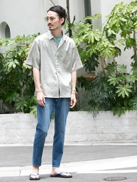 otsukiさん（メンズ・184cm）の夏コーディネート