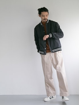 「Champion（チャンピオン）のアイテム（ブルゾン）」を使った、otsukiさん（メンズ・184cm）の夏コーディネート