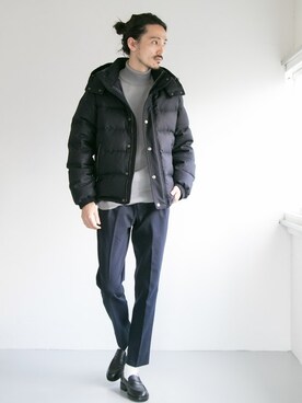 「URBAN RESEARCH（アーバンリサーチ）のアイテム（ダウンジャケット/コート）」を使った、otsukiさん（メンズ・184cm）の冬コーディネート