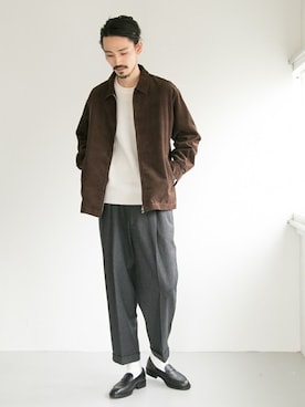 「CEASTERS（ケステル）のアイテム」を使った、otsukiさん（メンズ・184cm）の冬コーディネート