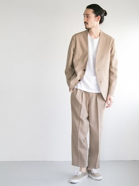 otsukiさんの「WASHABLE TROPICAL JACKET」を使ったコーディネート