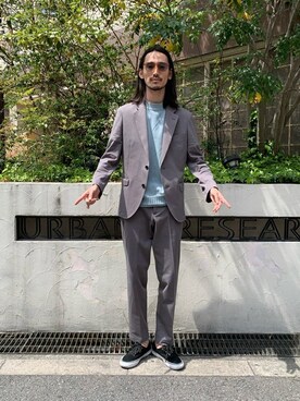 「adsr」｜「アイテム（ジャケット/アウター）」を使った、otsukiさん（メンズ・184cm）の春コーディネート
