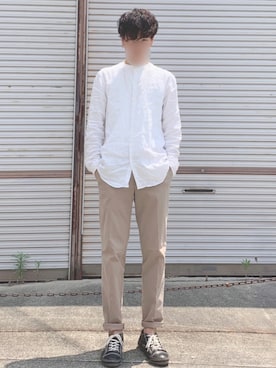 「インスタグラム」｜「アイテム（その他）」を使った、naoさん（メンズ・180cm）の夏コーディネート
