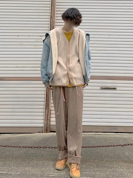 naoさん（メンズ・180cm）の冬コーディネート