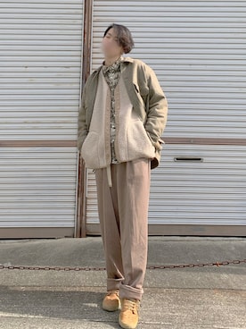 naoさん（メンズ・180cm）の冬コーディネート