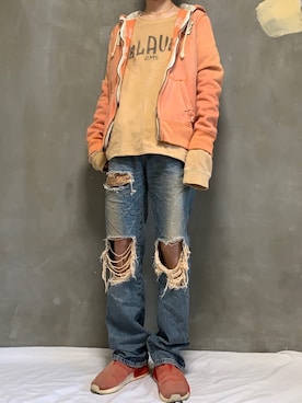 「SCOTCH & SODA（スコッチ アンド ソーダ）のアイテム（Tシャツ/カットソー）」を使った、naoさん（メンズ・180cm）の冬コーディネート