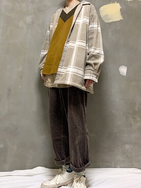 naoさん（メンズ・180cm）の冬コーディネート
