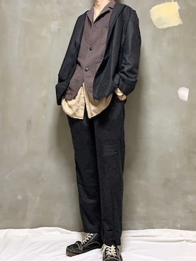 naoさん（メンズ・180cm）の冬コーディネート