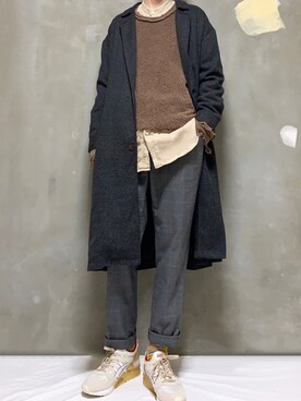 naoさん（メンズ・180cm）の冬コーディネート