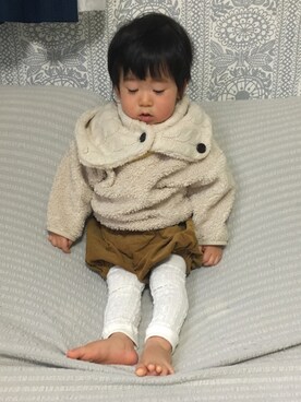 「節分」｜「アイテム（その他）」を使った、ケイさん（キッズ・70cm）の冬コーディネート