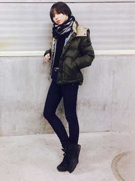 yukaさん（レディース・163cm）の冬コーディネート